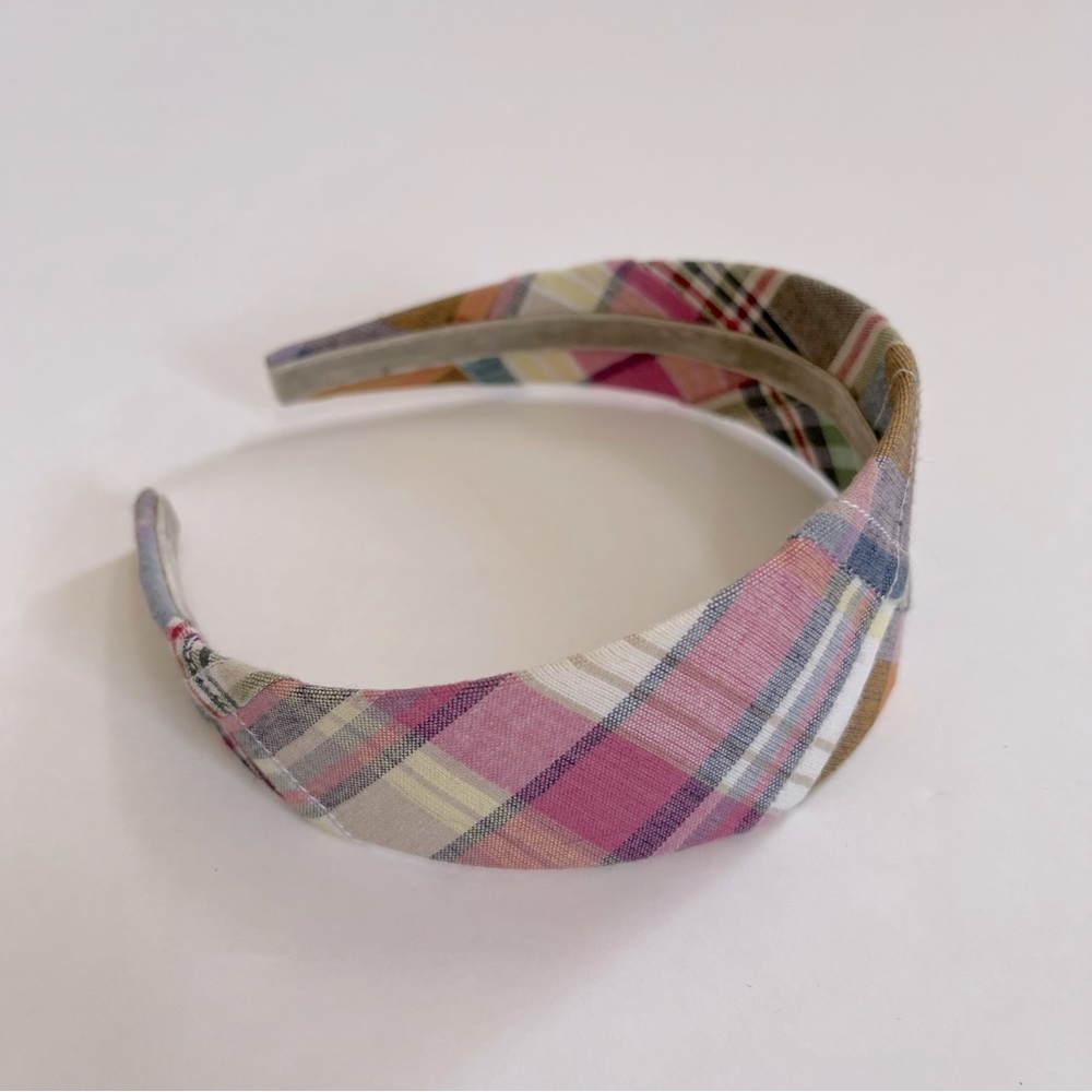 Nwot J. Crew Pastel Patchwork Pattern Headband - image 3